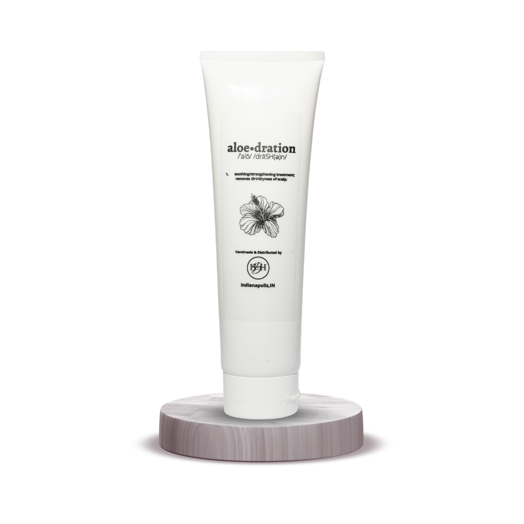 front side of Aloe-Dration product on display by HBH Professional