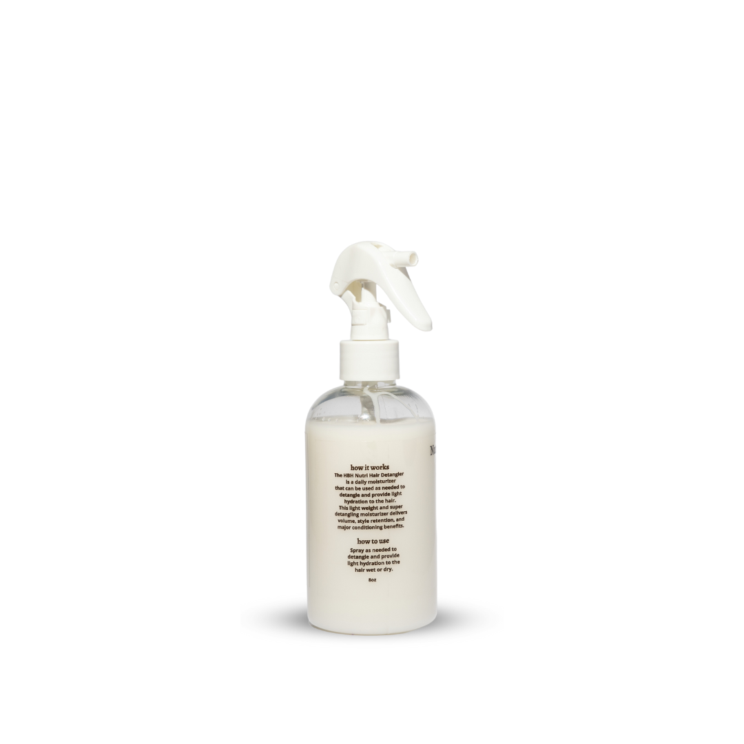 how it works side of nutri hair detangler product by H2H Professional